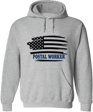 #HSWS03 - Swoosh Flag (Black & Blue) Standard Hoodie