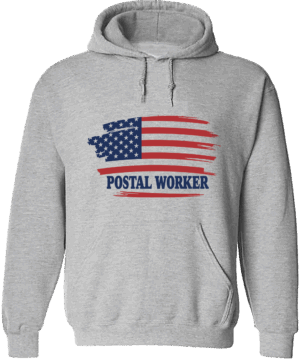 #HSWS04 - Swoosh Flag (Red & Blue) Standard Hoodie