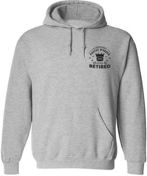 #HSWSC19 - Legendary Postal Worker Retired Crest Hoodie