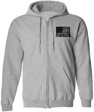 #HZSWS17 - USPS Clerk Zipper Sweatshirt
