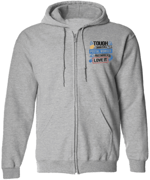 #HZSWS23 - US Mail Eagle (Black) Zipper Hoodie