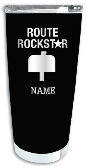 Route Rockstar Laser Engraved Premium Tumbler 20oz.
