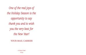 #TY25 - Stone House with Mailbox "Thank You" Postcard - Image 2