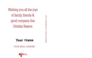 #CPC2501 - Christmas at Night "Happy Holidays" Postcard - Image 2