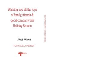 #CPC2501 - Christmas at Night "Happy Holidays" Postcard - Image 3